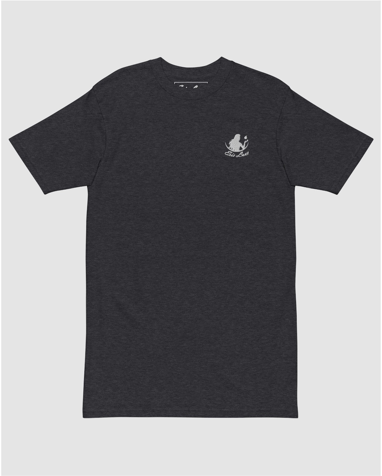 Eris Luxe Premium Tee - Charcoal Heather