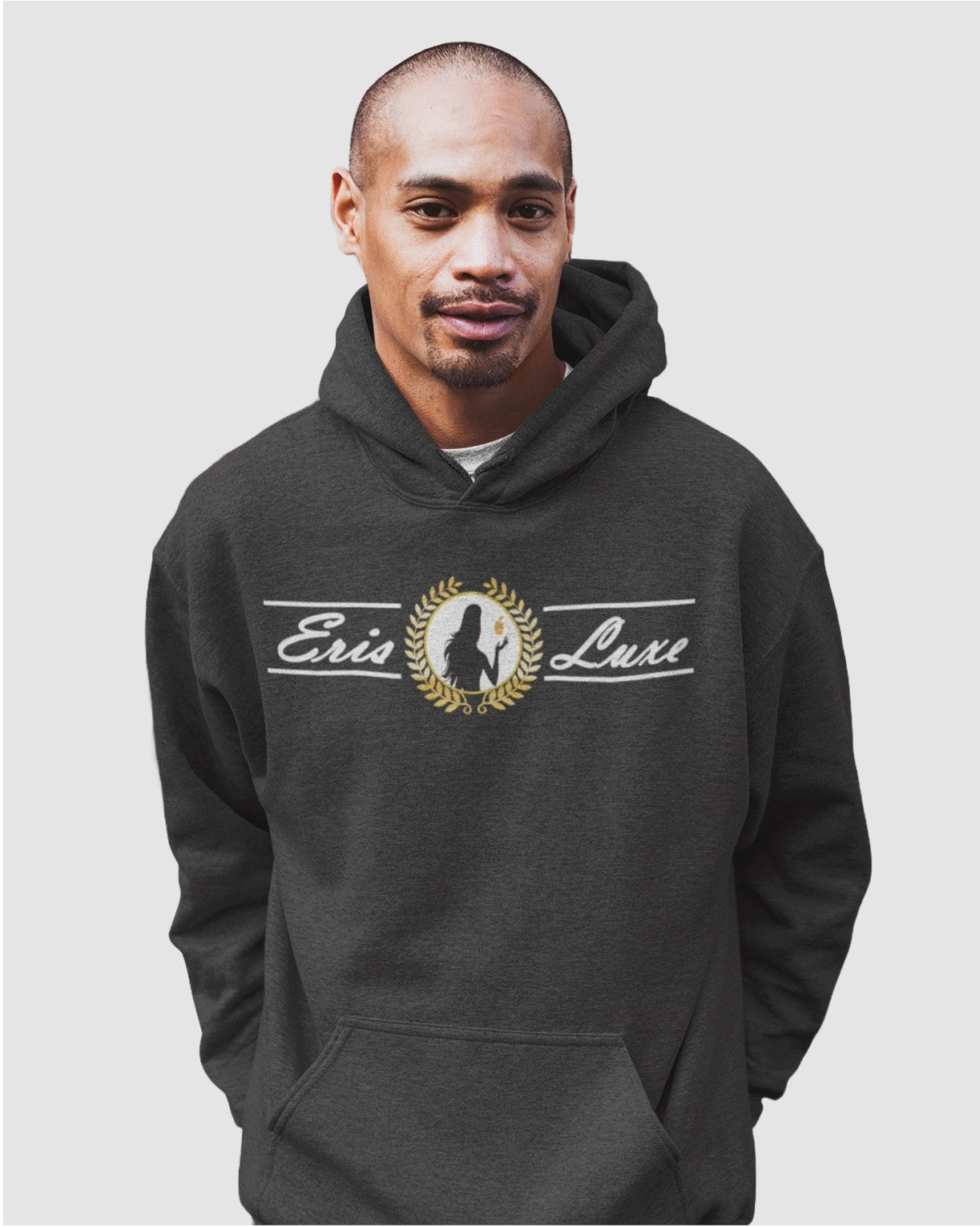 Luxe Premium Hoodie - Charcoal Heather