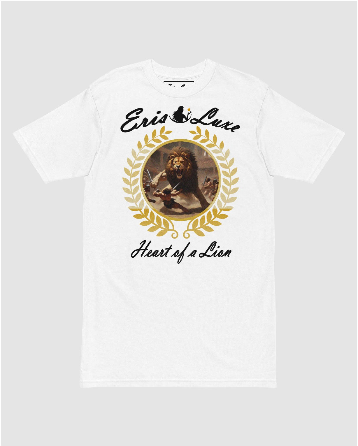 Heart of a Lion Premium Tee - White