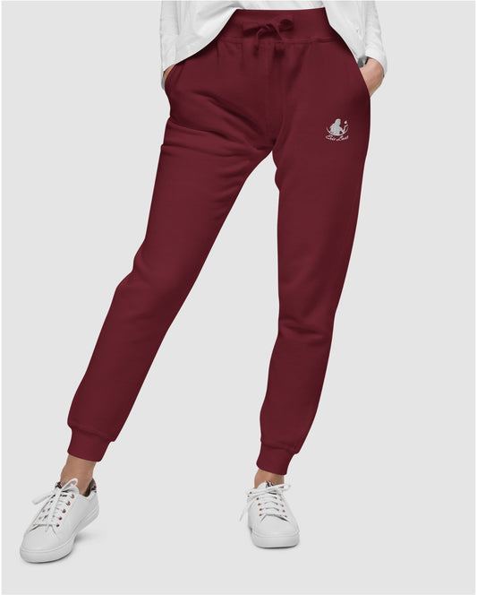 Eris Luxe Premium Joggers - Maroon