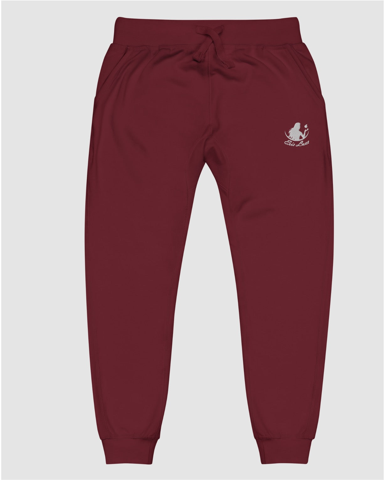 Eris Luxe Premium Joggers - Maroon