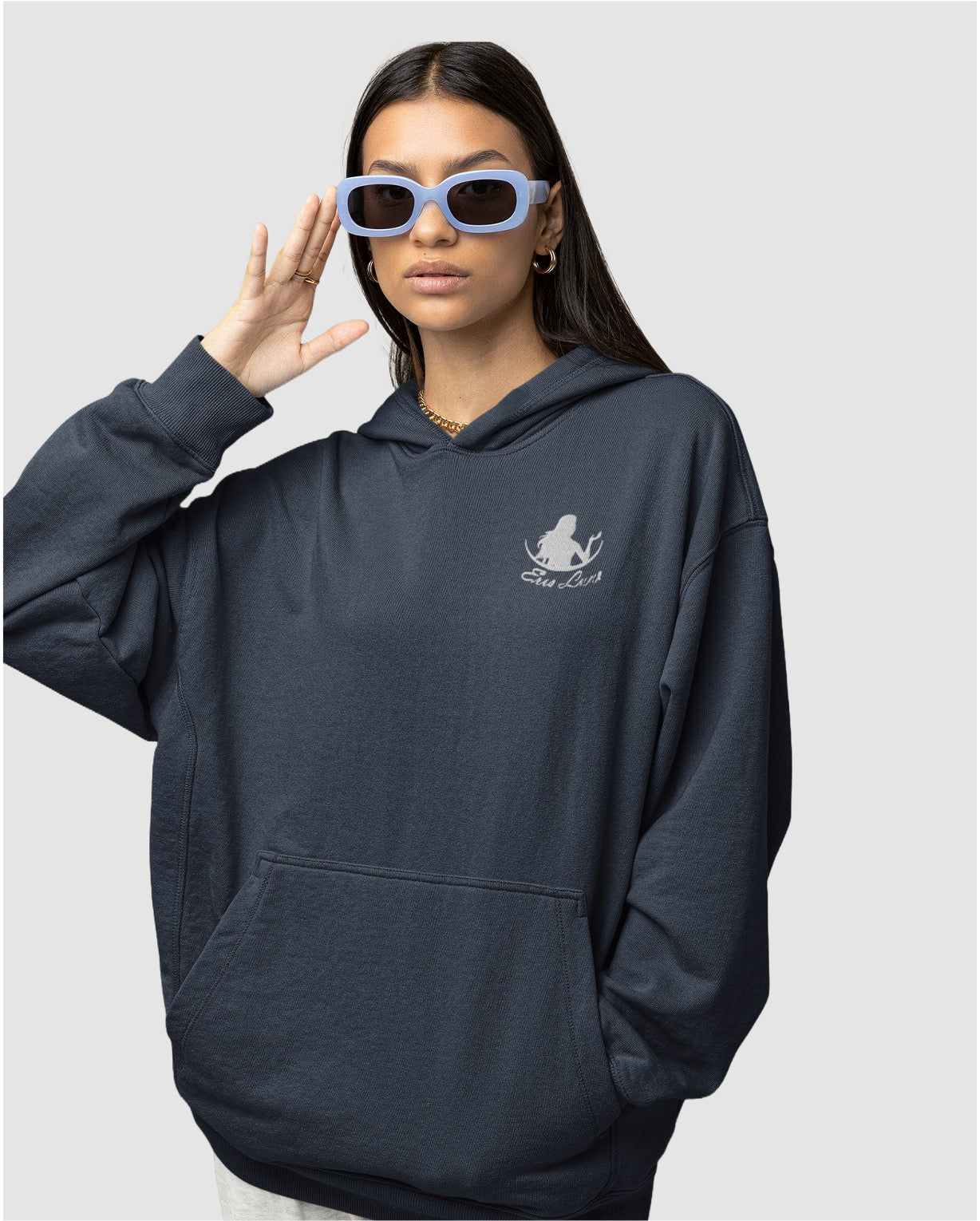 Eris Luxe Premium Hoodie - Navy