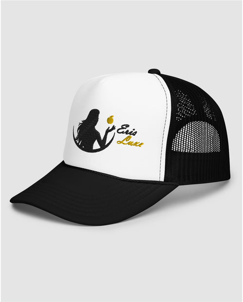 Golden Apple Eris Premium Trucker Hat - White/Black